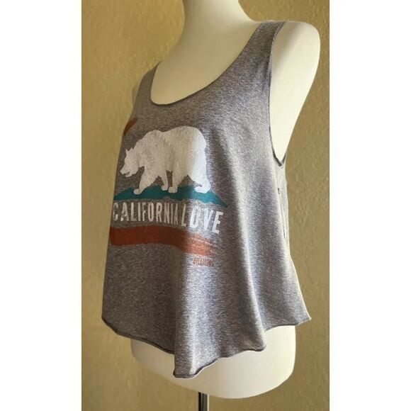 Billabong Women's Gray just like us Casual Scoop Tank Top Size M - Picture 11 of 12